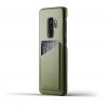 Samsung Galaxy S9 Plus Kuori Full Leather Wallet Case Olive Green