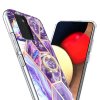 Samsung Galaxy A02s Kuori Rengas Marmorikuvio Violetti