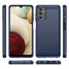 Samsung Galaxy A04s/Galaxy A13 5G Kuori Harjattu Hiilikuiturakenne Sininen