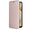 Samsung Galaxy A12 Kotelo Hiilikuiturakenne Ruusukulta