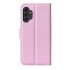 Samsung Galaxy A13 4G Kotelo Litchi Vaaleanpunainen