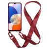 Samsung Galaxy A14 Skal med Strap Röd