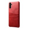 Samsung Galaxy A14 Kuori Kaksi Korttitaskua Punainen