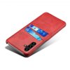Samsung Galaxy A14 Kuori Kaksi Korttitaskua Punainen