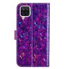 Samsung Galaxy A22 4G Kotelo Glitter Stripe Violetti