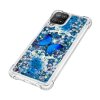 Samsung Galaxy A22 4G Kuori Nestemäinen Kimalle Motiivit Siniset Perhoset