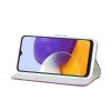 Samsung Galaxy A22 5G Kotelo Krokotiilikuvio Glitter Violetti