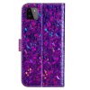 Samsung Galaxy A22 5G Kotelo Krokotiilikuvio Glitter Violetti