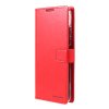 Samsung Galaxy A22 5G Kotelo Nahkarakenne Punainen