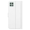 Samsung Galaxy A22 5G Kotelo Litchi Valkoinen