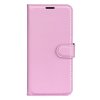 Samsung Galaxy A23 5G Kotelo Litchi Vaaleanpunainen