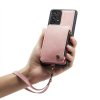 Samsung Galaxy A34 5G Kuori C20 Korttitaskulla Kuviollisella Vaaleanpunainen