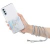 Samsung Galaxy A34 5G Skal med Strap Marmormönster Grå