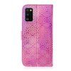 Samsung Galaxy A41 Kotelo Kukkakuvio Vaaleanpunainen