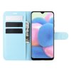 Samsung Galaxy A41 Kotelo Litchi Sininen