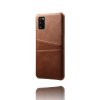 Samsung Galaxy A41 Kuori Kaksi Korttitaskua Ruskea