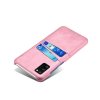 Samsung Galaxy A41 Kuori Kaksi Korttitaskua Vaaleanpunainen