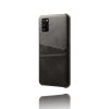 Samsung Galaxy A41 Kuori Kaksi Korttitaskua Musta