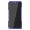 Samsung Galaxy A42 5G Suojakuori Rengaskuvio Telinetoiminto Violetti