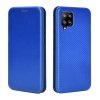Samsung Galaxy A42 5G Suojakotelo Hiilikuiturakenne Sininen