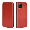 Samsung Galaxy A42 5G Suojakotelo Hiilikuiturakenne Punainen