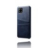 Samsung Galaxy A42 5G Suojakuori Kaksi Korttitaskua Sininen
