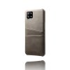 Samsung Galaxy A42 5G Suojakuori Kaksi Korttitaskua Harmaa
