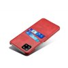 Samsung Galaxy A42 5G Suojakuori Kaksi Korttitaskua Punainen