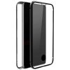 Samsung Galaxy A51 Kuori 360° Real Glass Case Musta Läpinäkyvä
