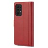 Samsung Galaxy A52/A52s 5G Kotelo Korttitaskulla Telinetoiminto Punainen
