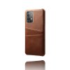 Samsung Galaxy A52/A52s 5G Kuori Kaksi Korttitaskua Ruskea