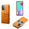 Samsung Galaxy A52/A52s 5G Kuori Kaksi Korttitaskua Oranssi