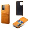 Samsung Galaxy A52/A52s 5G Kuori Kaksi Korttitaskua Oranssi