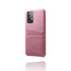 Samsung Galaxy A52/A52s 5G Kuori Kaksi Korttitaskua Ruusukulta