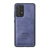 Samsung Galaxy A52/A52s 5G Kuori Ulostaitettava Korttikotelo Sininen
