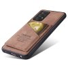 Samsung Galaxy A52/A52s 5G Kuori Ulostaitettava Korttikotelo Ruskea