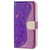 Samsung Galaxy A53 5G Kotelo Krokotiilikuvio Glitter Violetti
