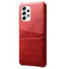 Samsung Galaxy A53 5G Kuori ja Kaksi Korttitaskua Punainen