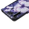 Samsung Galaxy A70 Suojakotelo PU-nahka Motiv Violetti Fjärilar