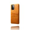 Samsung Galaxy A72 Kuori Kaksi Korttitaskua Oranssi