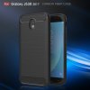 Samsung Galaxy J5 2017 MobilSuojakuori TPU-materiaali-materiaali Hiilikuiturakenne Musta