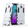 Samsung Galaxy J6 Plus Suojakuori Armor Stativ TPU-materiaali-materiaali Kovamuovi Hopea