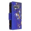 Samsung Galaxy S10 Kotelo Vetoketju Aihe Sininen Perhonen