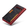 Samsung Galaxy S10 Kotelo Korttitasku Ulkopuoli Punainen