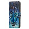 Samsung Galaxy S10 Kotelo Korttitasku Aihe Sininen Tiikeri