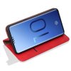 Samsung Galaxy S10 Plus Kotelo Retro Nahkarakenne Ommeltu Punainen