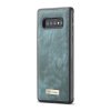 Samsung Galaxy S10 Plus Kotelo PU-nahka Irrotettava Kuori Sininen
