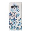 Samsung Galaxy S10 Plus Suojakotelo Korttitasku Motiv Sininena Fjärilar