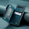 Samsung Galaxy S10 Kuori C20 Korttitaskulla Kuviollisella Sininen