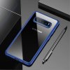 Samsung Galaxy S10 Suojakuori Mant Series TPU-materiaali-materiaali Kovamuovi Sininen